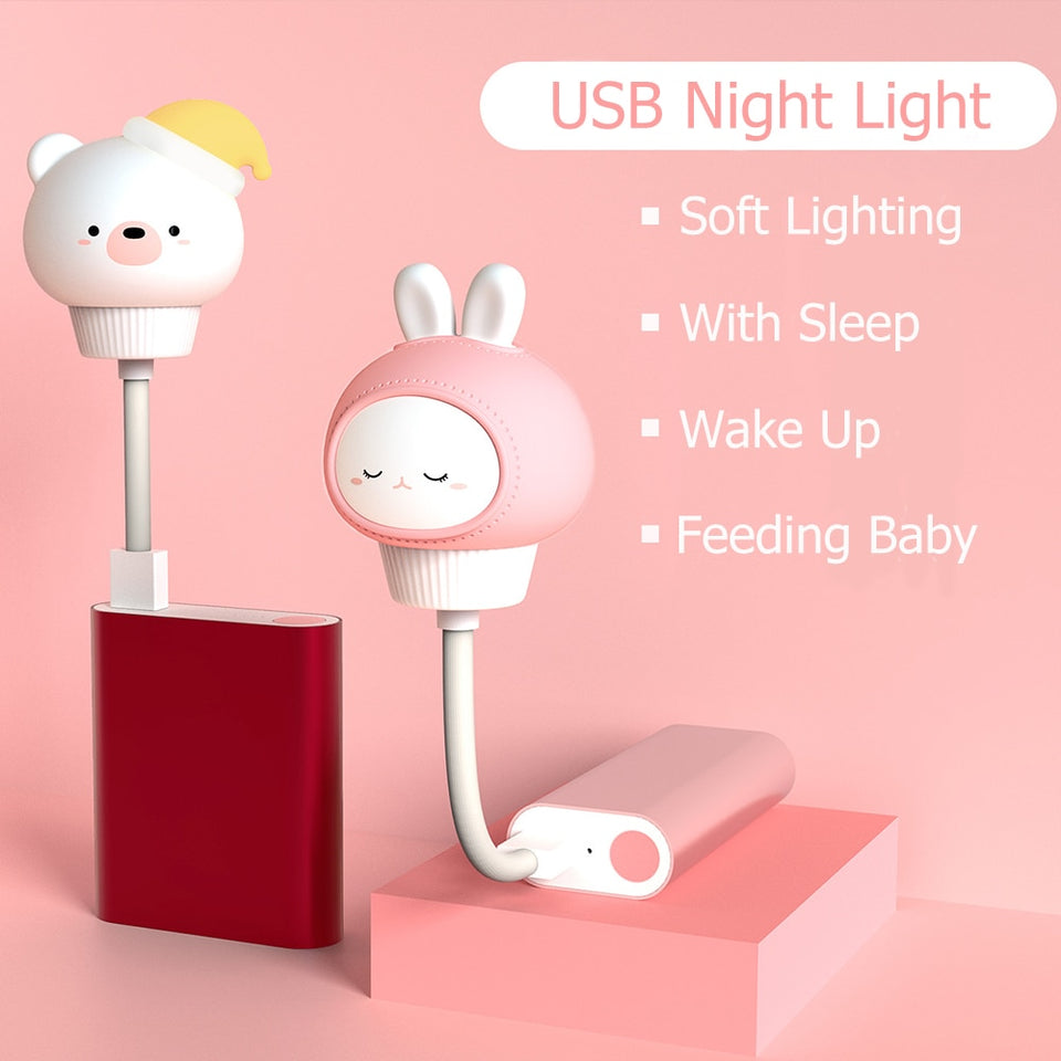 Cute USB Kids Animal Night Light