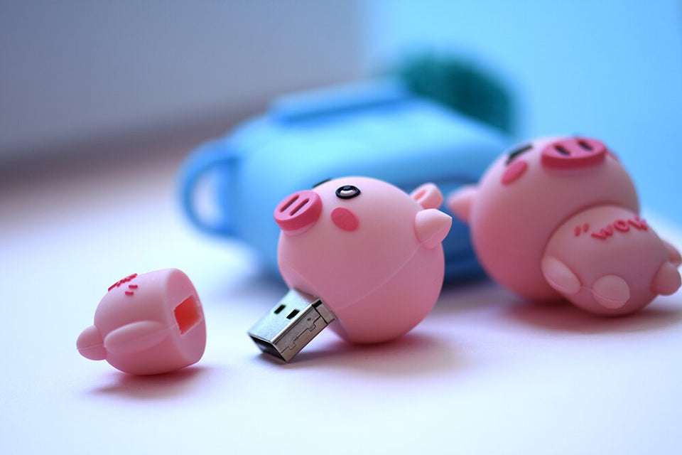 Cute Pink Pig USB 2.0 Flash Drive | RK1824