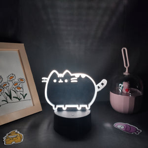 Cartoon Cat Bedroom LED Night Light