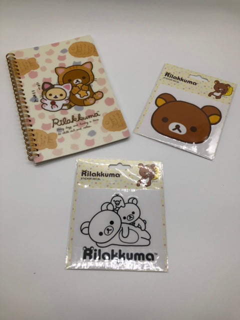 Rilakkuma Journal and Stickers | RK 1611