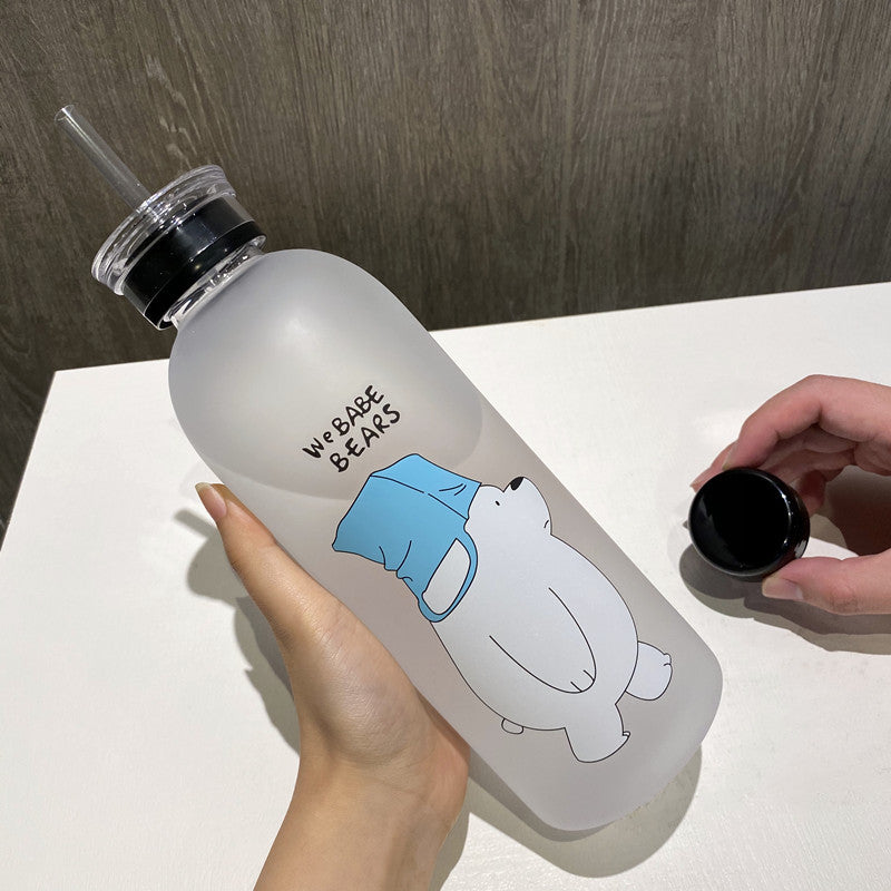 Cartoon We Babe Bears 33.8 oz Water Bottle | RK1778