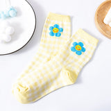 4 Pairs of Sun Flower Socks