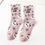 Love Me Panda Bear Socks