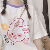 Kawaii Cartoon Rabbit graphic T-shirt