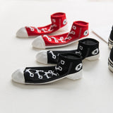 5 Pairs Funny Shoe Print Ankle Socks | RK1794
