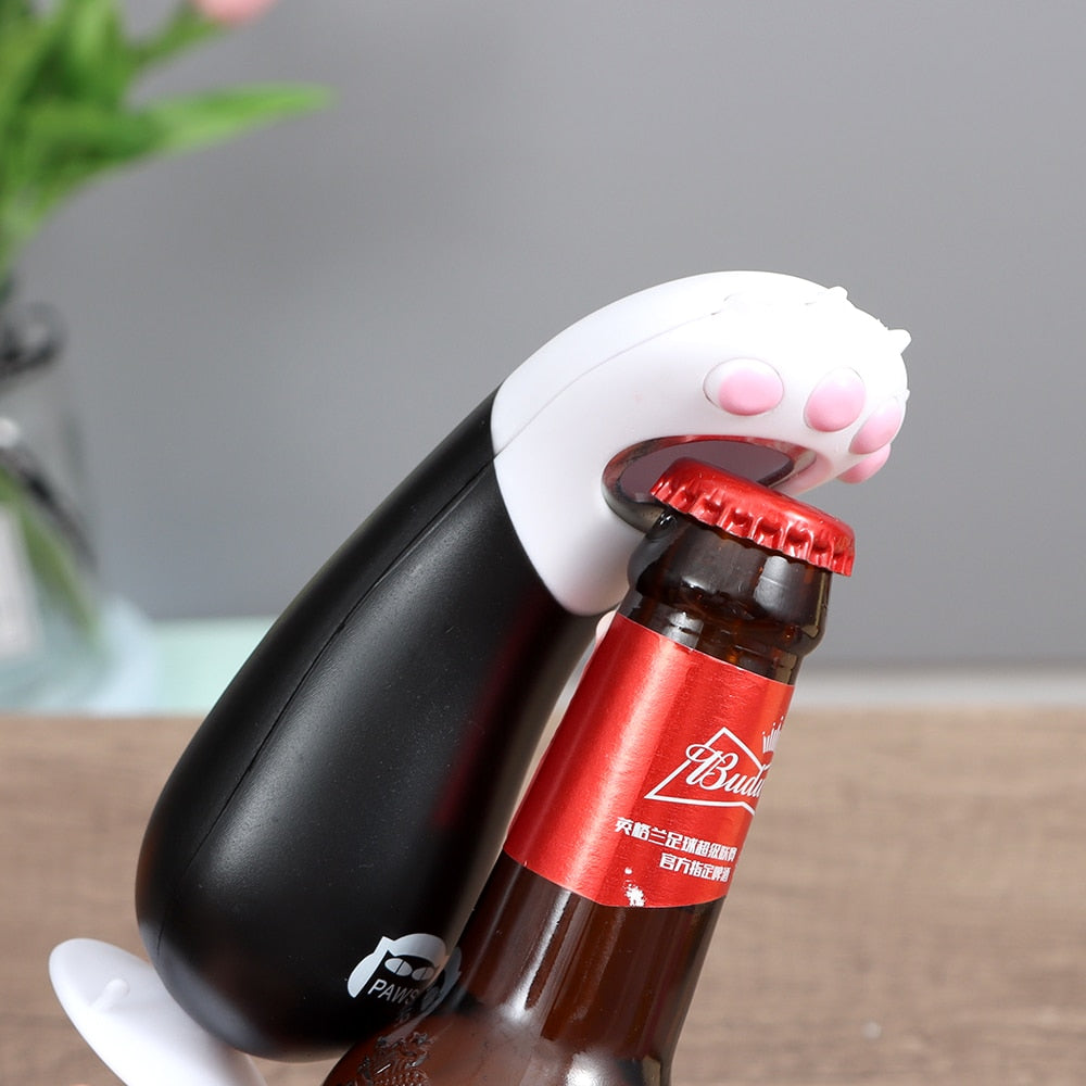 Cute Cat Paw Bottle Beer Opener Tool Bar Drinking Accessories Home Kitchen  Party Supply 