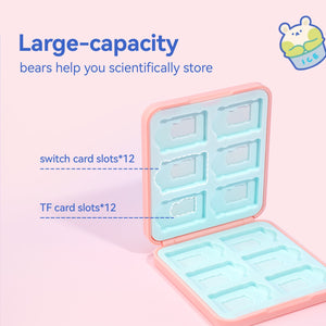 Nintendo Switch Game Card Gummy Bear Storage