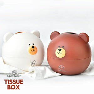 Cute Bear Tissue Box Dispenser