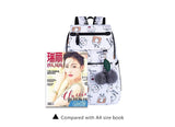 Womens Cartoon Asian White Cat Backpack