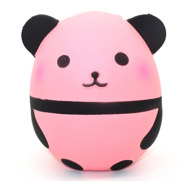 Pink Panda Bear Squishy Stress Relief Toy
