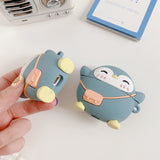 Airpods Pro 3D Cute Cartoon Happy Penguin  rennoya kawaii shop