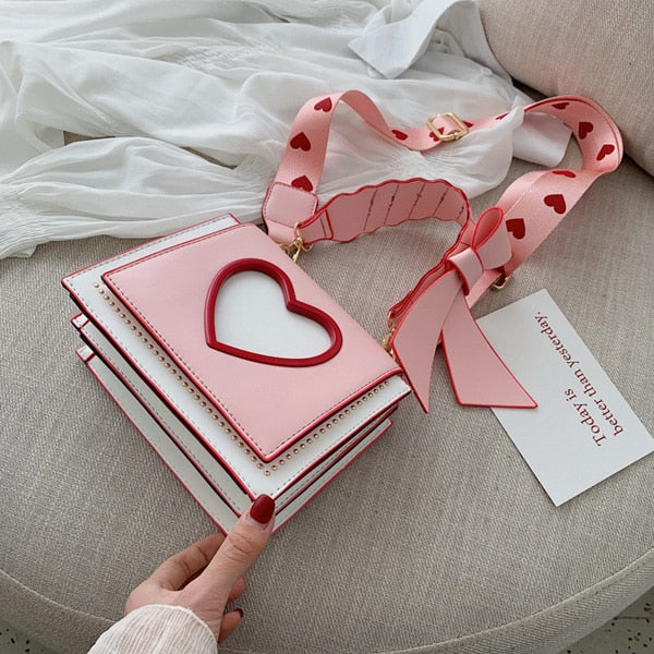 Pink Heart Handbags | RK1388 - rennoyakawaii