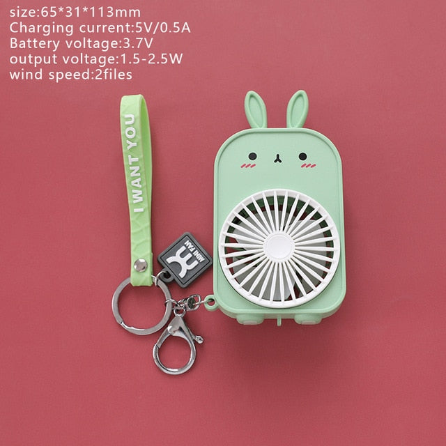 Cute Animals Mini-Hold Pocket Fans | RK1454 - rennoyakawaii
