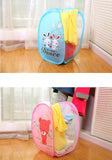 Kids Cartoon Animal Folding Laundry Basket