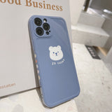 So Lucky Bear Blue iphone case