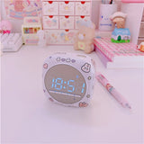 Cute Pink Bluetooth Speaker and LED Alarm Clock | RK1552
