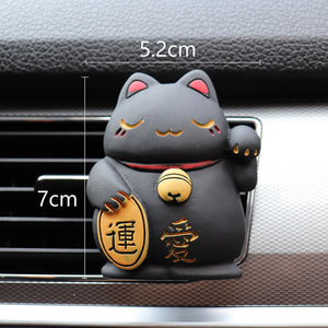 Lucky Cat Car Decoration Fragrance Vent Clip | RK1686