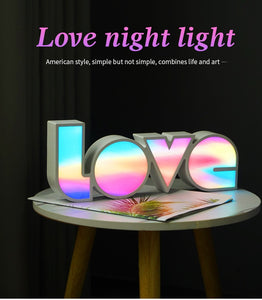 LOVE Sign LED Night Light | RK1601