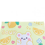 Sour Lemon Bear Oversized Desk Mouse Pad
