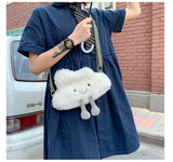 Kawaii Cartoon Happy Cloud Shoulder Bag Purse